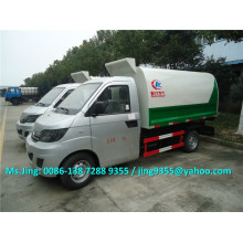 Un camion à ordures de 1,5 tonne, un chariot à ordures Karry Brand fabriqué en Chine